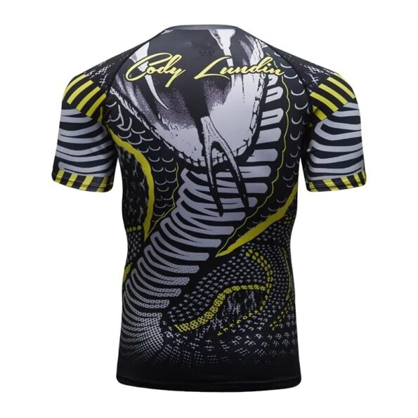 New-Compression-Shirt-Rashguard-Bodybuild-Cross-Short-Sleeve-3D-Print-Jiu-Jitsu-T-shirts-MMA-Fitness-5