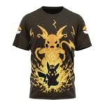 Pokemon-Pikachu-Charmander-Men-s-and-Women-s-3D-T-shirts-Sports-and-Leisure-Children-s