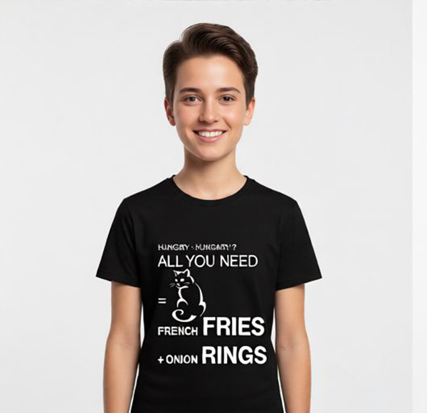 Hungry or Hungary ? All you need = French fries + Onion rings