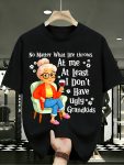 No Matter What Life Throws at Me, at Least I Don'T Have Ugly Grand Graphic T-Shirt Summer Outfit Men, Soft Breathable, Machine Washable