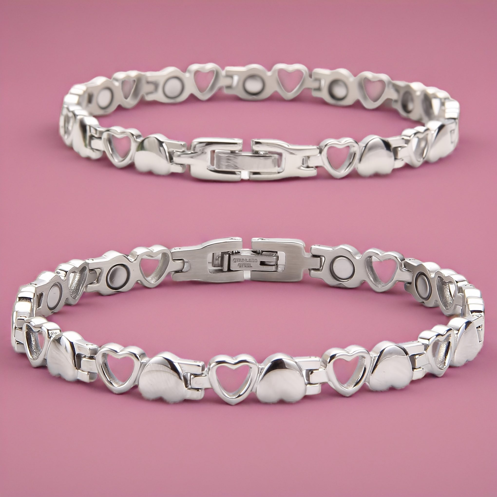 S925 Sterling Silver Heart Bracelet - Perfect Mother'S Day & Graduation Gift 2026, Hypoallergenic Link Chain for Mom & Seniors, Nickel-Free Premium Jewelry, US Based Inventory